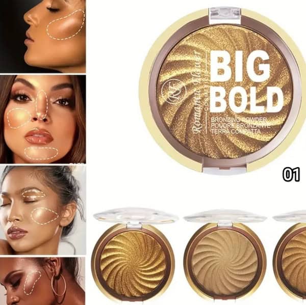 Highlighter - Bronzer Big Bold Romantic Flower