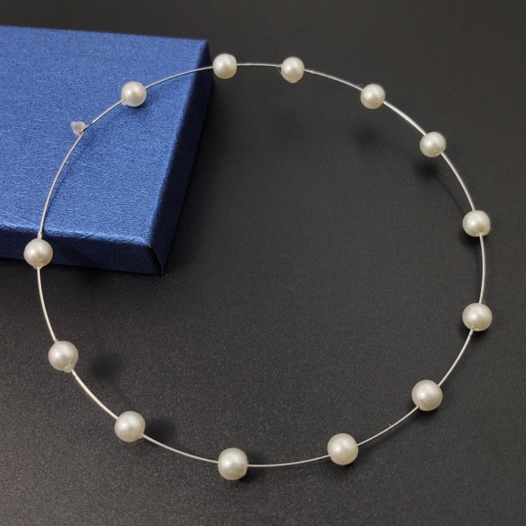 Ασημένιοι Μεγάλοι Κρίκοι με Πέρλα