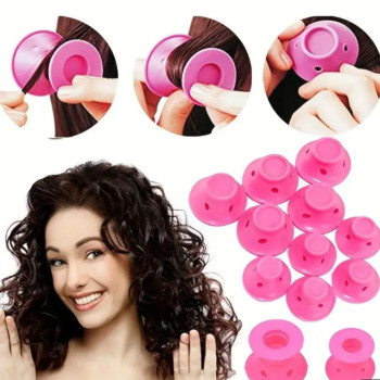 Μπούκλες Σιλικόνης για Ολοκληρωμένες και Ανθεκτικές Μπούκλες (10τμχ)