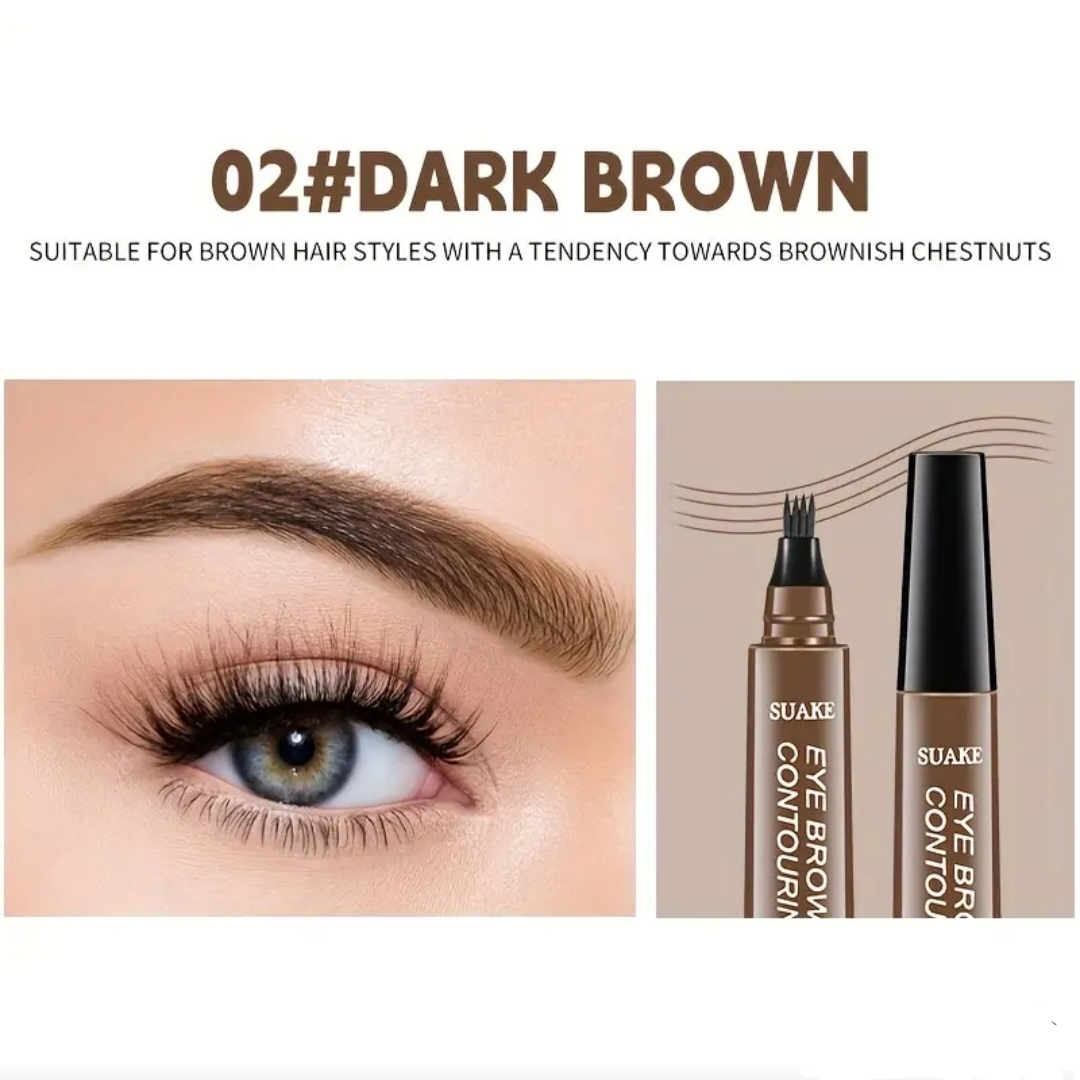 Αδιάβροχο Στυλό Τατουάζ Φρυδιών 02 Dark Brown