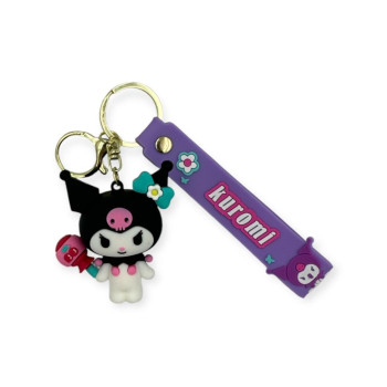 Μπρελόκ Kuromi με Γλειφιτζούρι