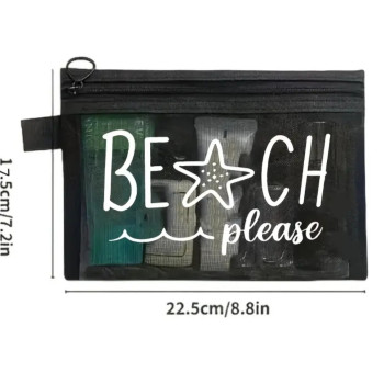 Νεσεσέρ με Στάμπα "Beach Please"