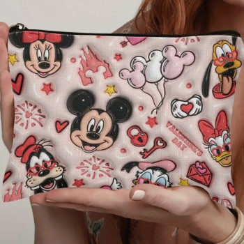 Ροζ Θήκη για Μακιγιάζ