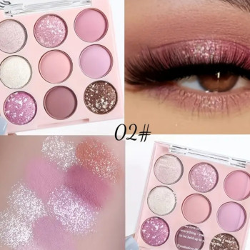 Κασετίνα Σκιών Εννιά Αποχρώσεων του Μωβ 02#