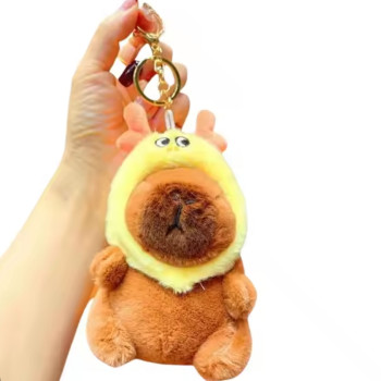 Μπρελόκ Λούτρινο Capybara Τάρανδος