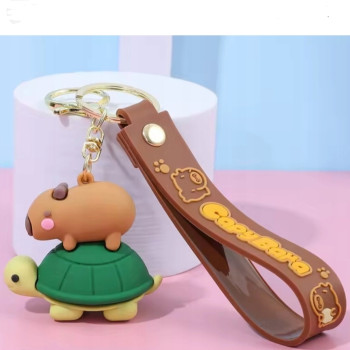 Μπρελόκ Capybara με Χελώνα