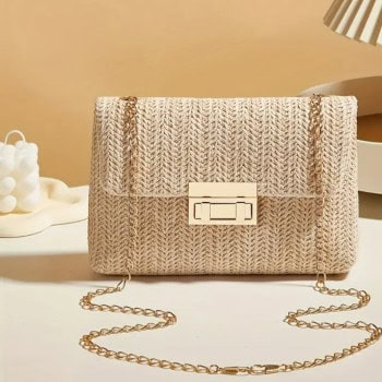 Γυναικεία Ψάθινη Τσάντα