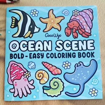 Βιβλίο Ζωγραφικής "Ocean Scene"