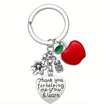 Μπρελόκ Μήλο "Thank You For Helping..."