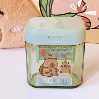 Ξύστρα Capybara(Πράσινη)