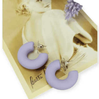 Χοντροί Κρίκοι Λιλά