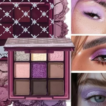 Παλέτα Σκιών Μωβ Αποχρώσεις (9 σκιές)