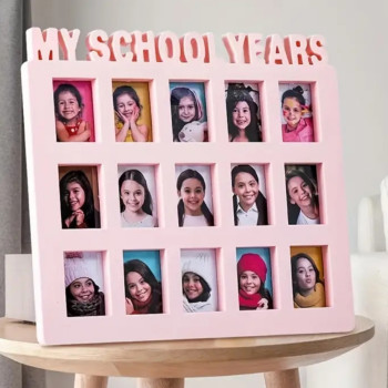 Ροζ Κάδρο Φωτογραφιών για "My School Years"
