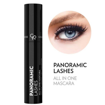 Golden Rose Panoramic Lashes Mascara για Όγκο & Μήκος All In One 13ml
