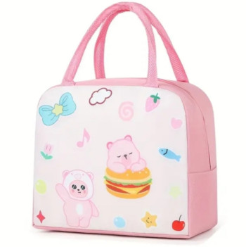 Σχολικό Ισοθερμικό Τσαντάκι Χειρός Ροζ