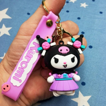 Μπρελόκ Kuromi με Λιλά Φόρεμα