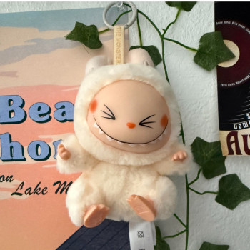 Λούτρινο Μπρελόκ Κίτρινο- Labubu The Monsters