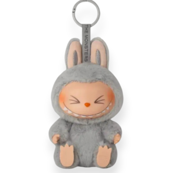 Λούτρινο Μπρελόκ Γκρι-Labubu The Monsters