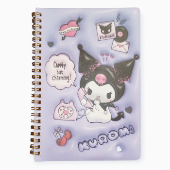 Σημειωματάριο Σπιράλ με Θέμα την Kuromi "Cheeky but Charming!"