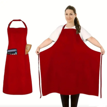 Υφασμάτινη Κόκκινη Ποδιά