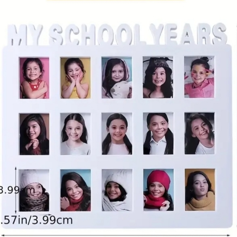Άσπρο Κάδρο Φωτογραφιών για “My School Years” - Image 3