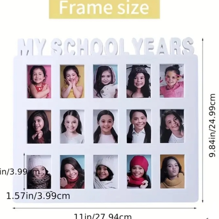 Άσπρο Κάδρο Φωτογραφιών για “My School Years” - Image 2