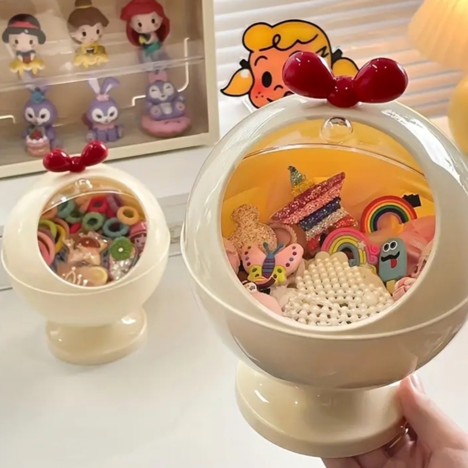 Στρογγυλό Κουτί Αποθήκευσης Αξεσουάρ Μαλλιών