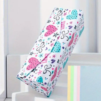 Θήκη Γυαλιών με Σχέδιο Καρδιάς και Φιόγκου