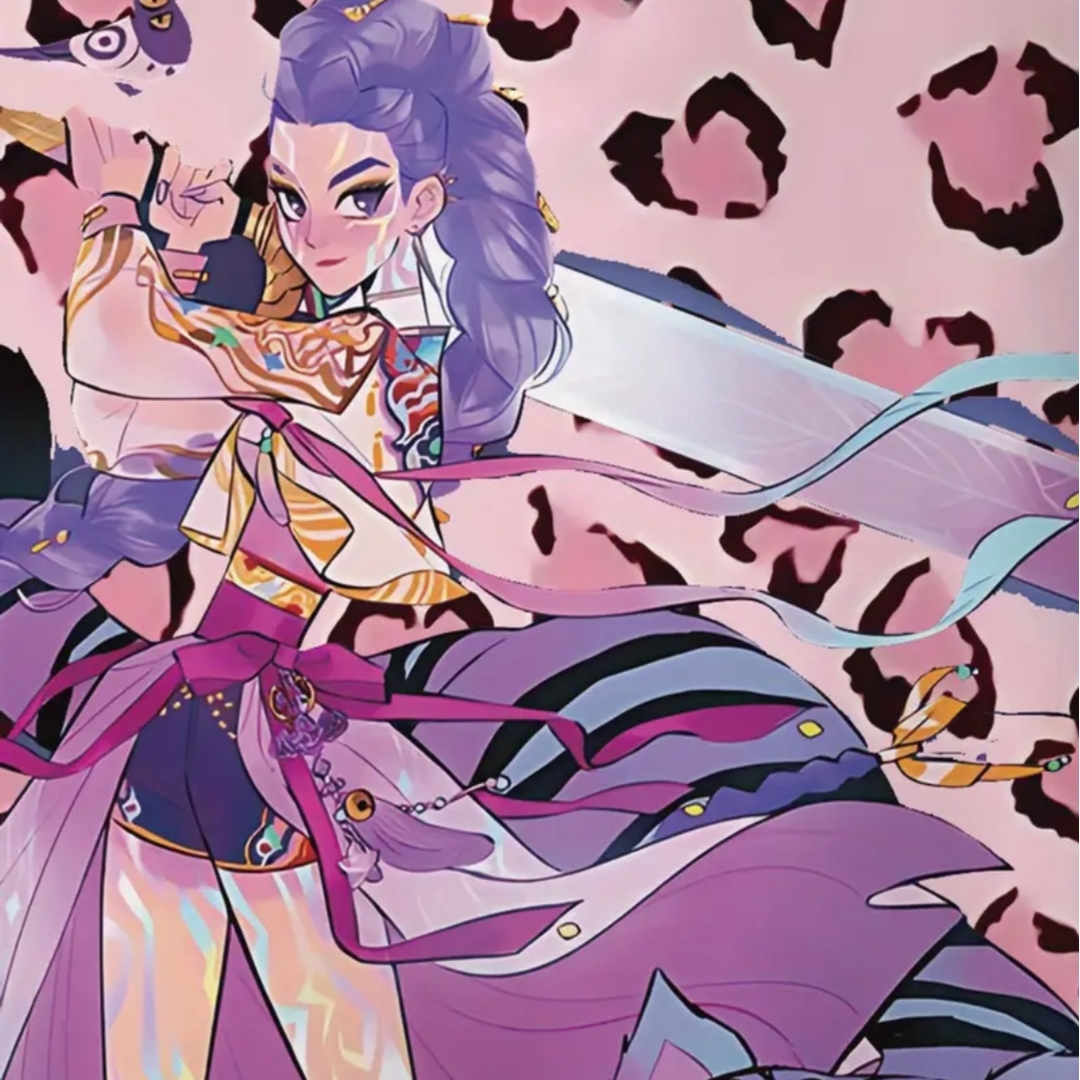 Παιδική Μπλούζα Φούτερ με Στάμπα Άνιμε-Ροζ (100% Polyester) - Image 2