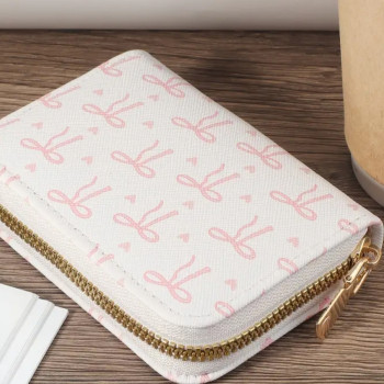 Πορτοφόλι Ροζ με Φιόγκους