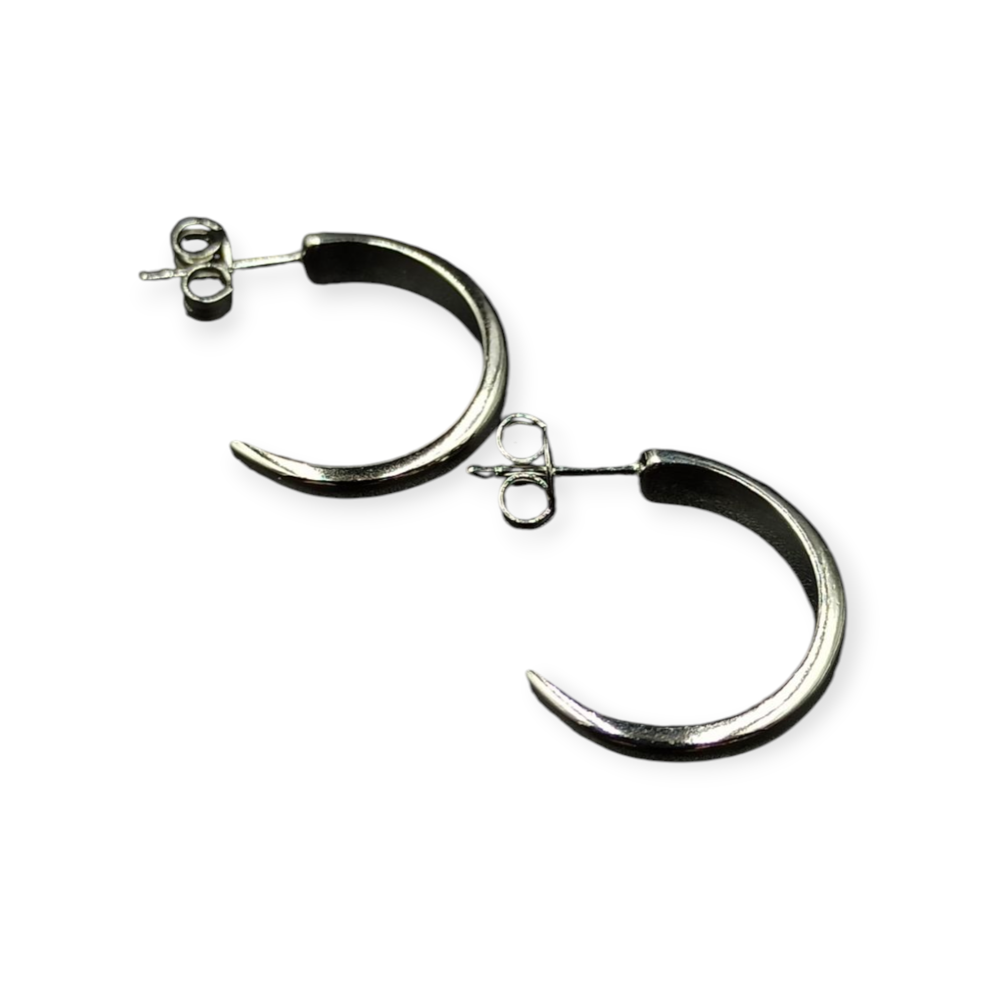 Ασημένια Επιπλατινωμένα Κρικάκια