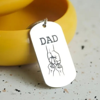 Μπρελόκ Ταυτότητα για Πατέρα – Δύο Παιδιά