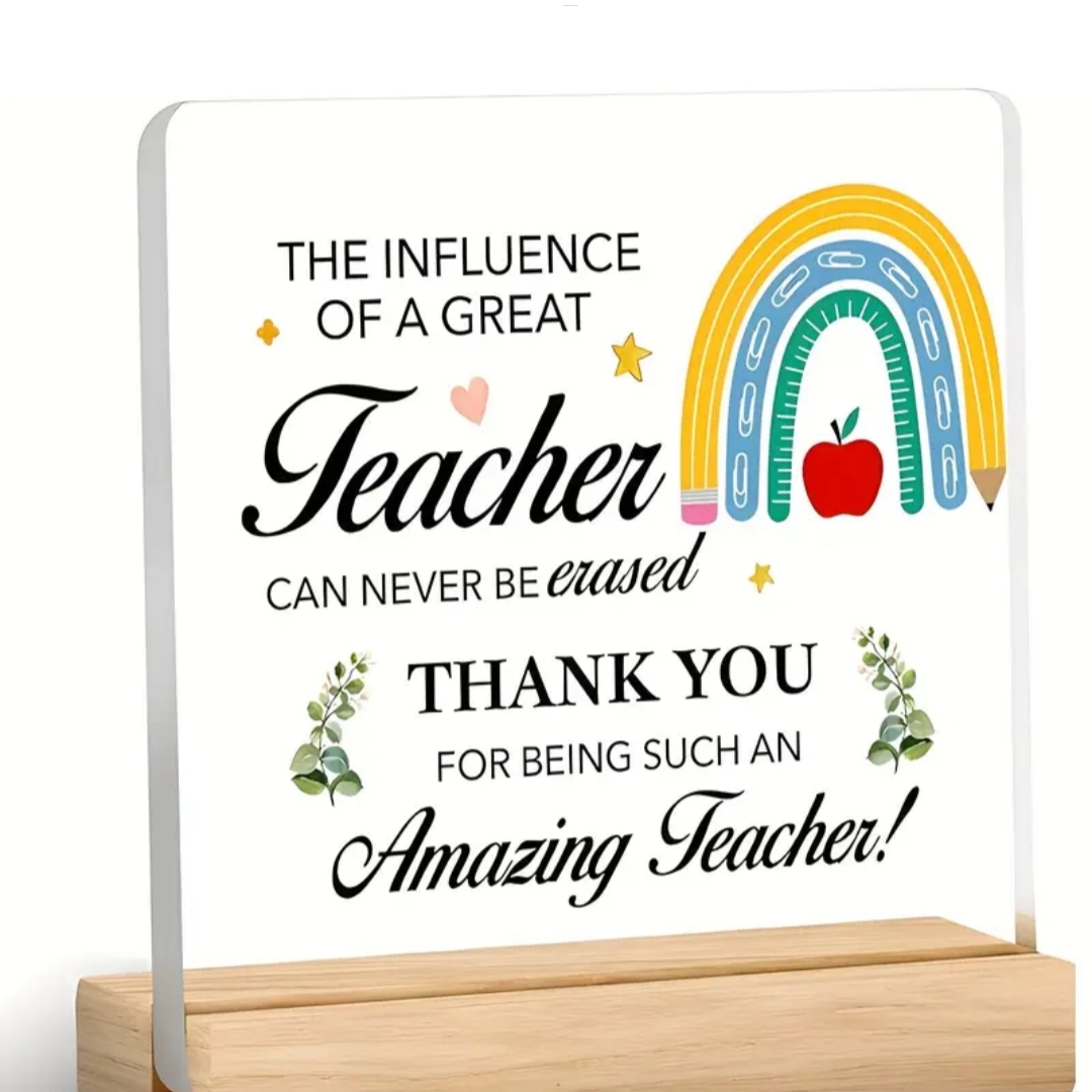 Διακοσμητικό Καδράκι για το Δάσκαλο (Best Teacher) - Image 2