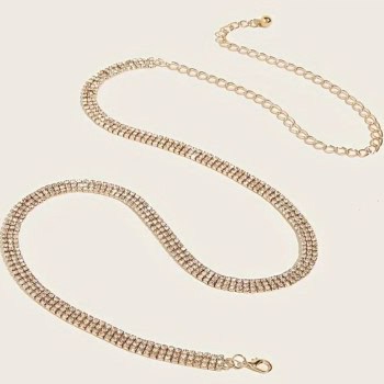 Γυναικεία Ζώνη με Στρας (Χρυσό)