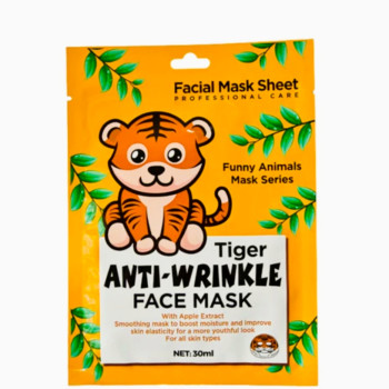 Animal Tiger Anti-Wrinkle Face Mask (30ml)
