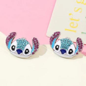 Παιδικά Σκουλαρίκια Stitch – Καρφωτά