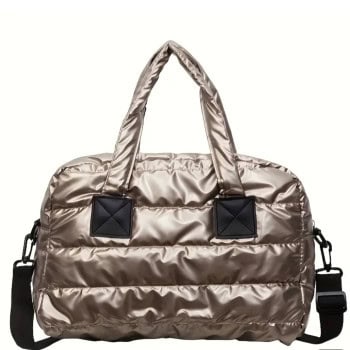 Γυναικεία Τσάντα Ώμου & Χεριού – Κομψότητα και Πρακτικότητα σε Ένα (Χρυσό Σκούρο)