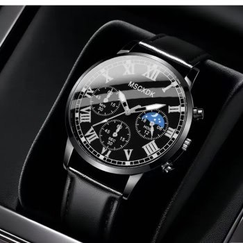 Κομψό Μαύρο Αντρικό Ρολόι