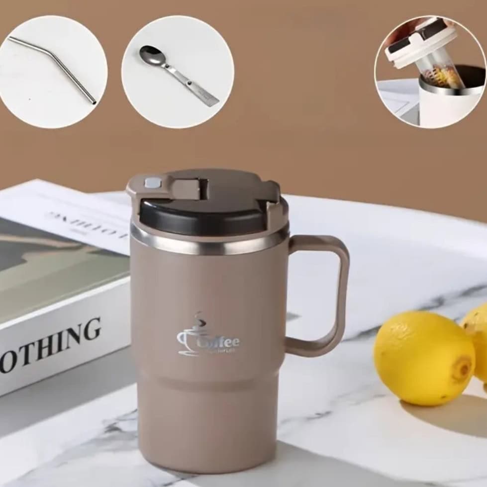 Θερμός Καφέ από Ανοξείδωτο Ατσάλι – 550ml - Image 2