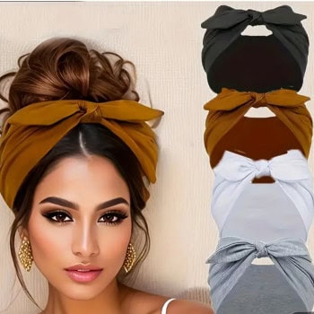 Κορδέλα για τα Μαλλιά – Καφέ με Δέσιμο Φιογκάκι