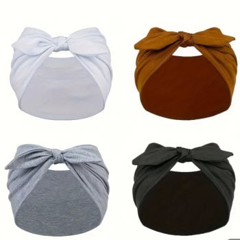 Κορδέλα για τα Μαλλιά – Λευκή με Δέσιμο Φιογκάκι