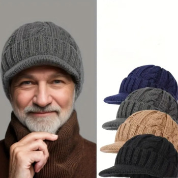 Πλεκτό Σκουφάκι / Καπέλο Μαύρο