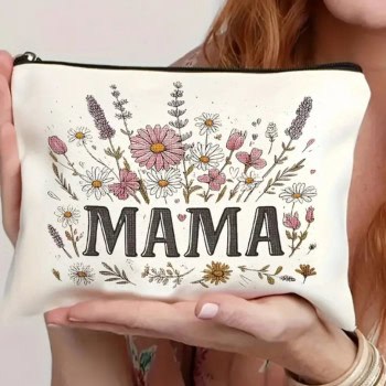 Νεσεσέρ με Σχέδιο Λουλούδια & Επιγραφή “MAMA”