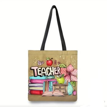 Τσάντα με Στάμπα "Teacher" – Στυλ & Λειτουργικότητα