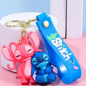 Μπρελόκ Stitch & Angel