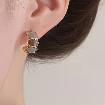 Κρίκοι Καρφωτοί – Χρυσό Ανοξείδωτο Ατσάλι