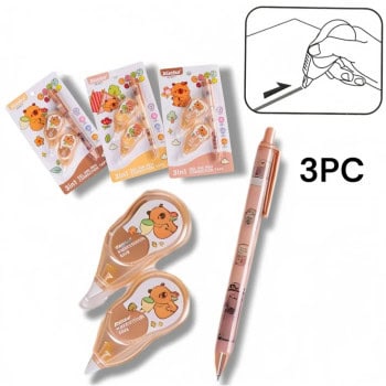 Σετ Capybara με 1 Στυλό & 2 Μπλάνκο Ταινία