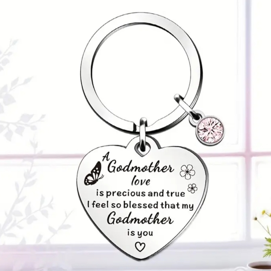 Μπρελόκ για τη Νονά – “A Godmother’s Love is Precious and True…”