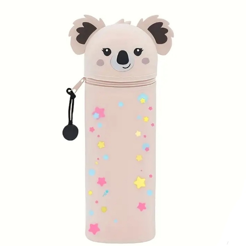 Κασετίνα Σιλικόνης με Θέμα Κοάλα & Σχέδιο Αστεράκια