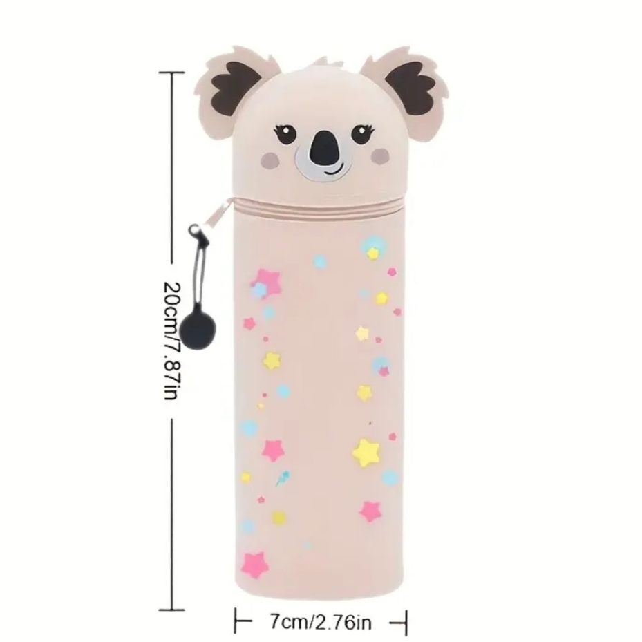 Κασετίνα Σιλικόνης με Θέμα Κοάλα & Σχέδιο Αστεράκια - Image 3